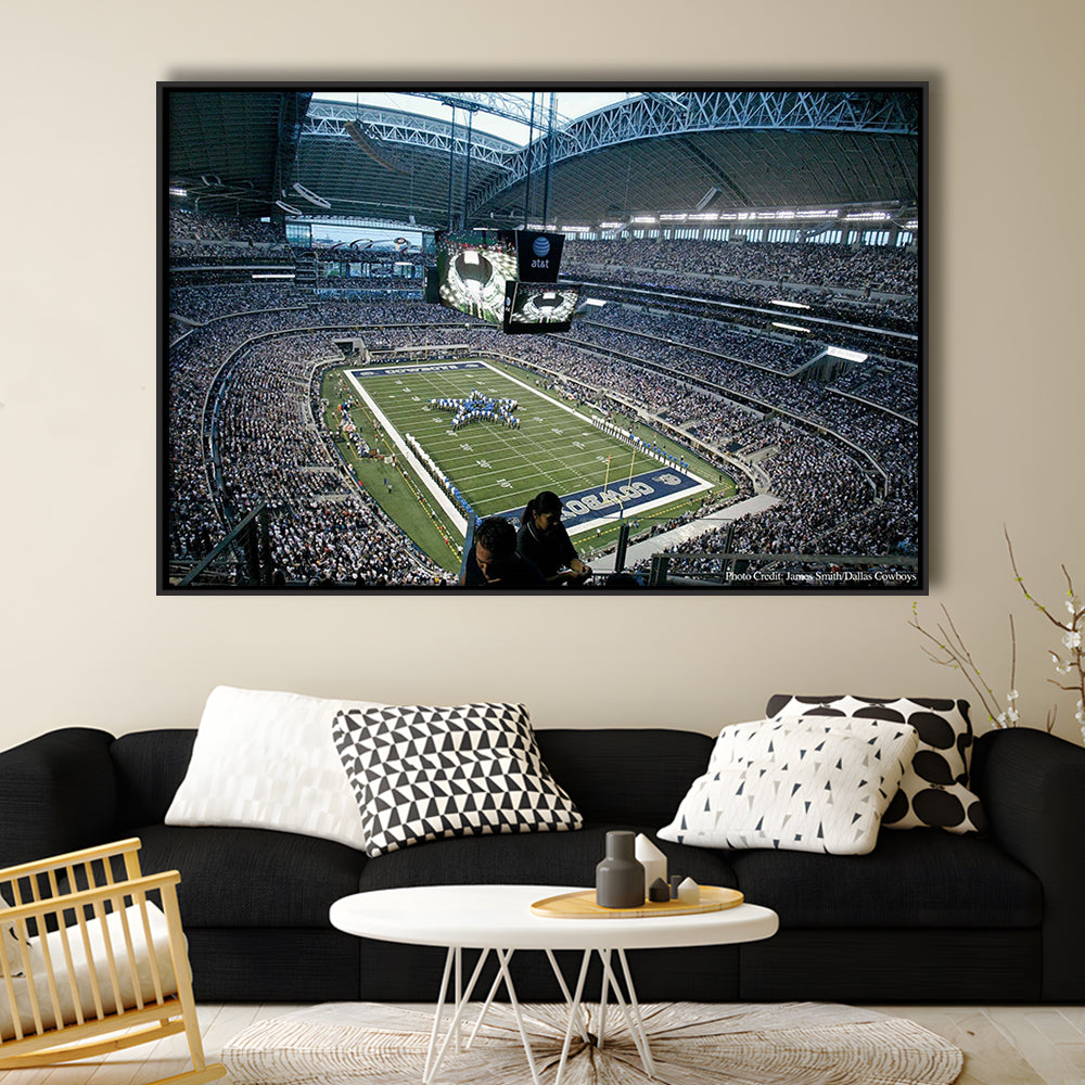At and t Stadium in Texas, Stadium Canvas, Sport Art, Framed Canvas Print Wall Art, Floating Frame