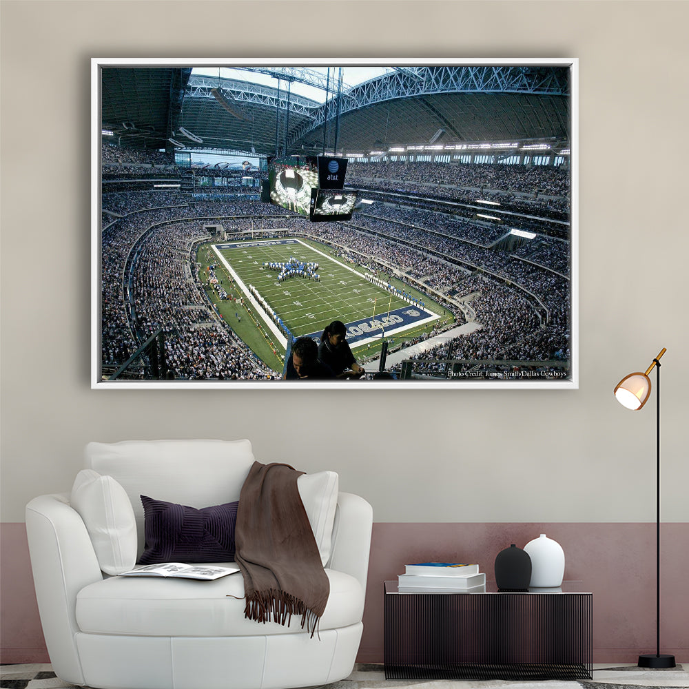 At and t Stadium in Texas, Stadium Canvas, Sport Art, Framed Canvas Print Wall Art, Floating Frame