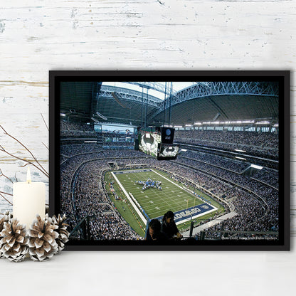 At and t Stadium in Texas, Stadium Canvas, Sport Art, Framed Canvas Print Wall Art, Floating Frame