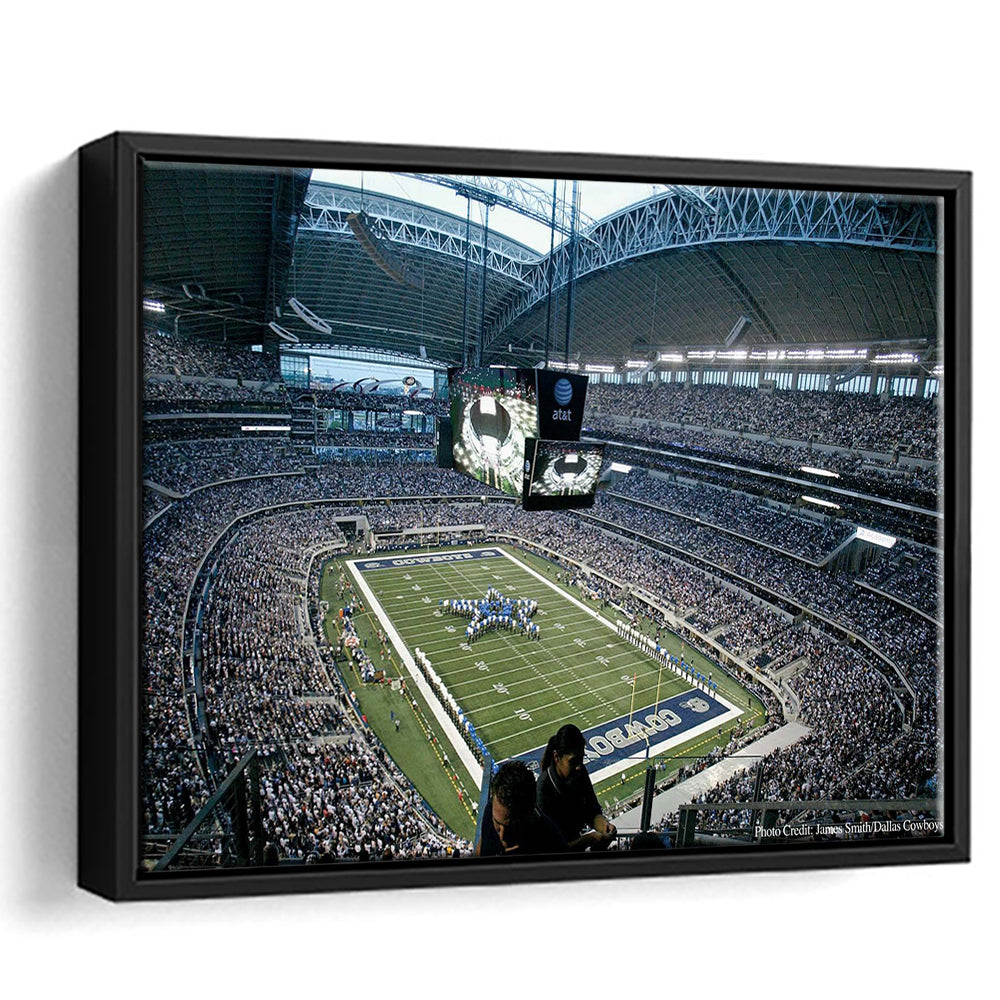 At and t Stadium in Texas, Stadium Canvas, Sport Art, Framed Canvas Print Wall Art, Floating Frame