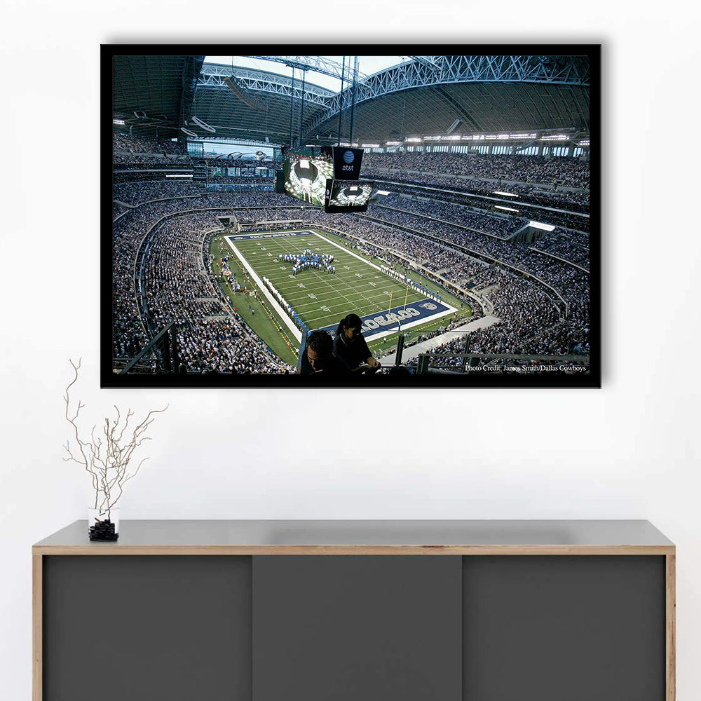 At and t Stadium in Texas, Stadium Canvas, Sport Art, Gift for him, Framed Art Print Wall Decor, Picture Framed