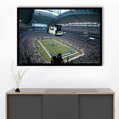 At and t Stadium in Texas, Stadium Canvas, Sport Art, Gift for him, Framed Art Print Wall Decor, Picture Framed