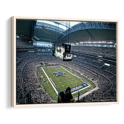 At and t Stadium in Texas, Stadium Canvas, Sport Art, Framed Canvas Print Wall Art, Floating Frame