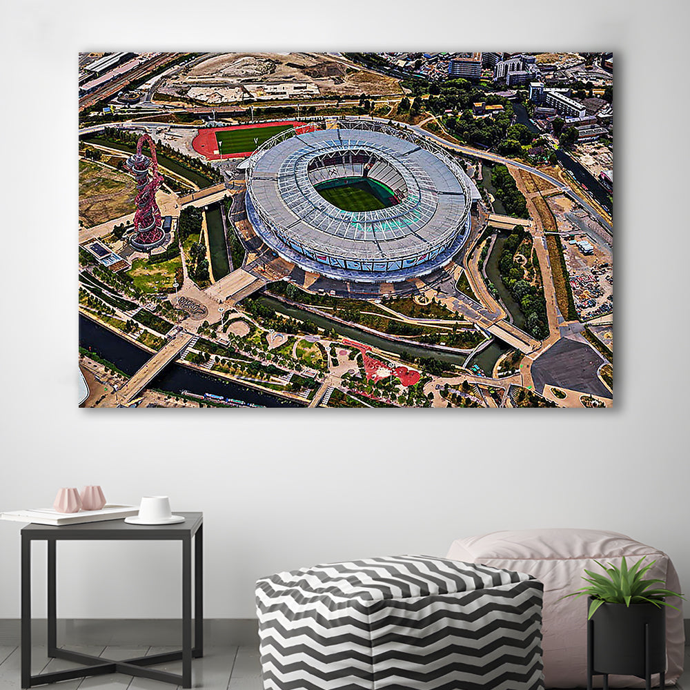 Ataturk Olympic Stadium, Stadium Canvas, Sport Art, Gift for him, Man Cave Decor, Art Print, Canvas Print Wall Art