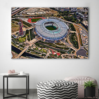 Ataturk Olympic Stadium, Stadium Canvas, Sport Art, Gift for him, Man Cave Decor, Art Print, Canvas Print Wall Art