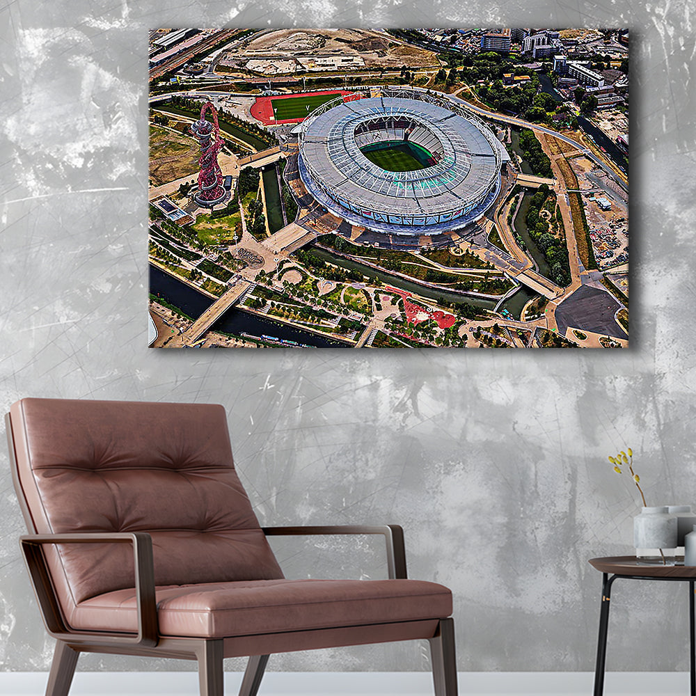 Ataturk Olympic Stadium, Stadium Canvas, Sport Art, Gift for him, Man Cave Decor, Art Print, Canvas Print Wall Art