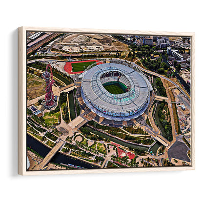 Ataturk Olympic Stadium, Stadium Canvas, Sport Art, Framed Canvas Print Wall Art, Floating Frame