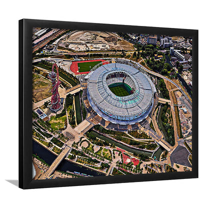 Ataturk Olympic Stadium, Stadium Canvas, Sport Art, Gift for him, Framed Art Print Wall Decor, Picture Framed