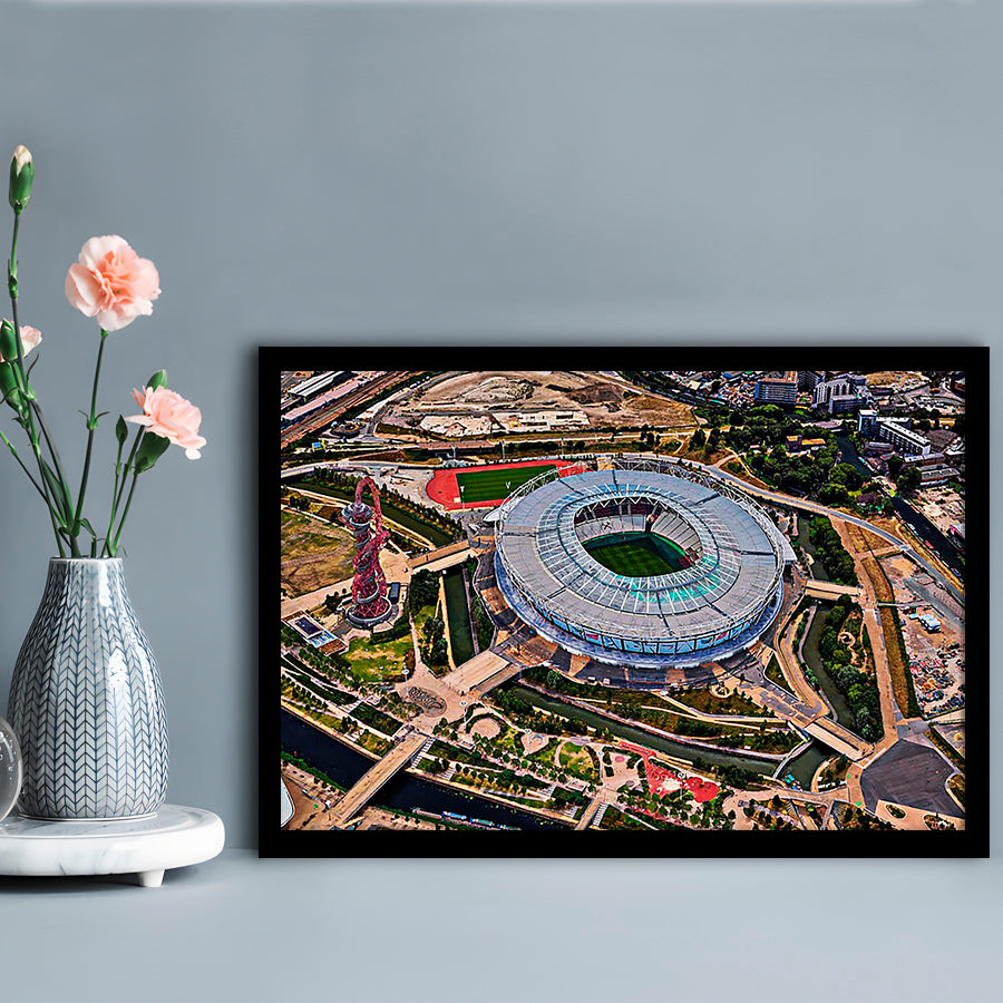 Ataturk Olympic Stadium, Stadium Canvas, Sport Art, Gift for him, Framed Art Print Wall Decor, Picture Framed