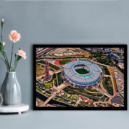 Ataturk Olympic Stadium, Stadium Canvas, Sport Art, Gift for him, Framed Art Print Wall Decor, Picture Framed