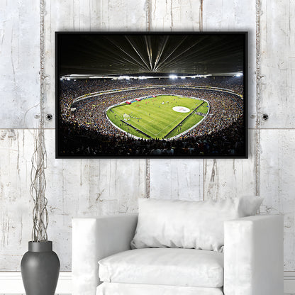 Atlas Fc Stadium, Stadium Canvas, Sport Art, Framed Canvas Print Wall Art, Floating Frame