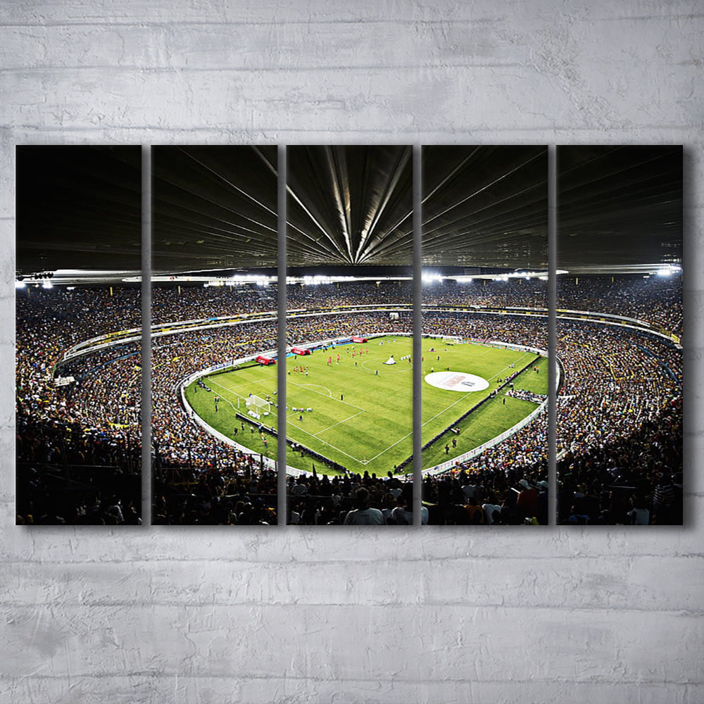 Atlas Fc Stadium, Stadium Canvas, Sport Art, 5 Panel B, Extra Large Canvas, Canvas Print Wall Art