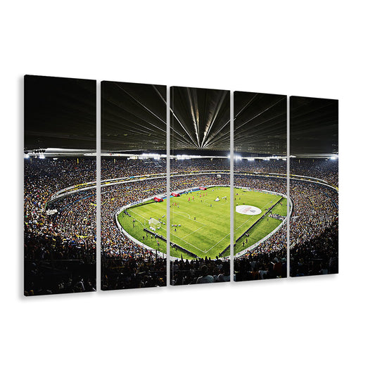 Atlas Fc Stadium, Stadium Canvas, Sport Art, 5 Panel B, Extra Large Canvas, Canvas Print Wall Art