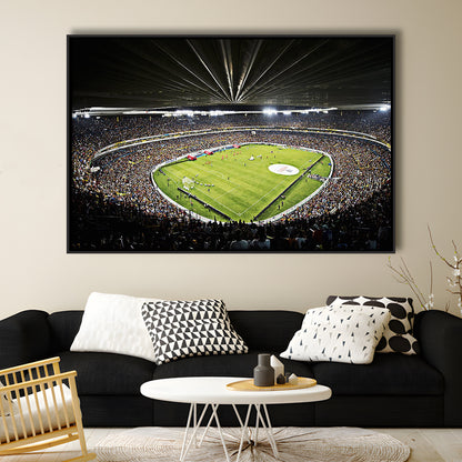 Atlas Fc Stadium, Stadium Canvas, Sport Art, Framed Canvas Print Wall Art, Floating Frame