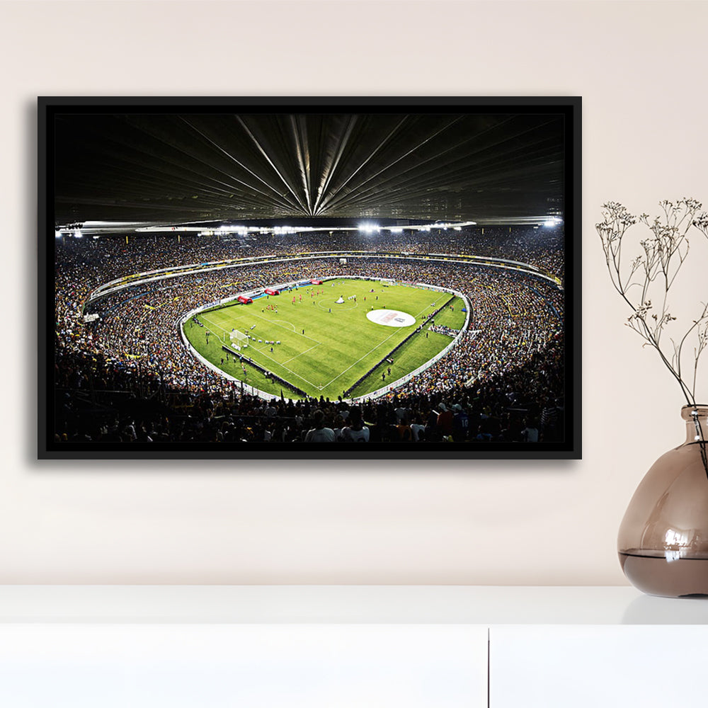 Atlas Fc Stadium, Stadium Canvas, Sport Art, Framed Canvas Print Wall Art, Floating Frame