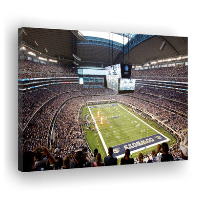 Att Cowboys, Stadium Canvas, Sport Art, Gift for him, Man Cave Decor, Art Print, Canvas Print Wall Art