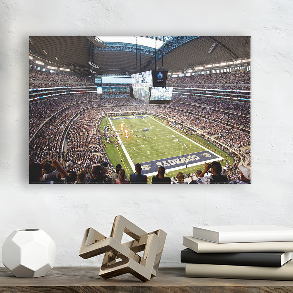 Att Cowboys, Stadium Canvas, Sport Art, Gift for him, Man Cave Decor, Art Print, Canvas Print Wall Art