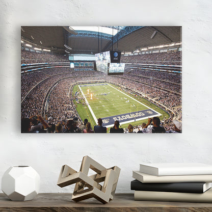 Att Cowboys, Stadium Canvas, Sport Art, Gift for him, Man Cave Decor, Art Print, Canvas Print Wall Art