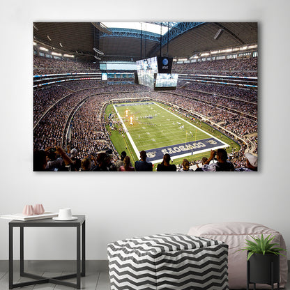 Att Cowboys, Stadium Canvas, Sport Art, Gift for him, Man Cave Decor, Art Print, Canvas Print Wall Art