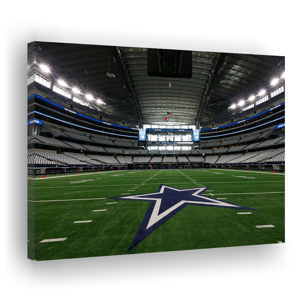 Att Stadium Dallas, Stadium Canvas, Sport Art, Gift for him, Man Cave Decor, Art Print, Canvas Print Wall Art