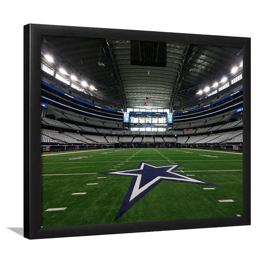 Att Stadium Dallas, Stadium Canvas, Sport Art, Gift for him, Framed Art Print Wall Decor, Picture Framed