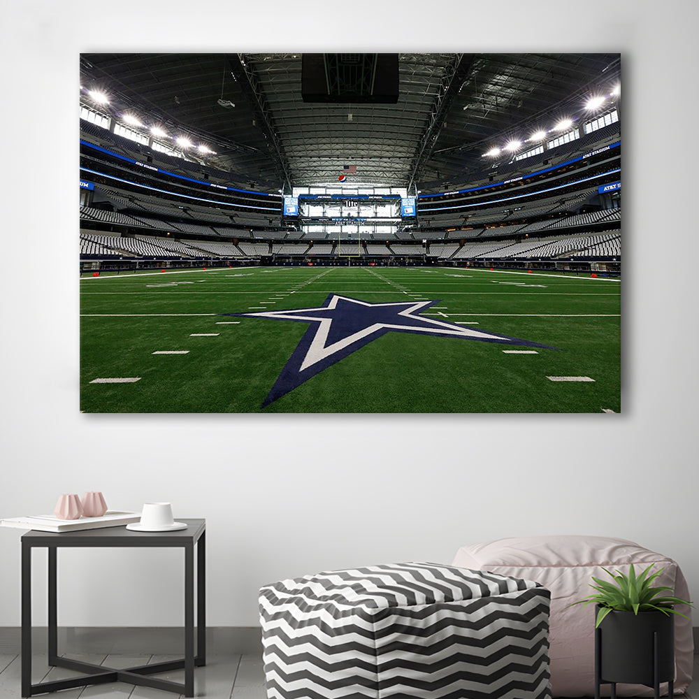 Att Stadium Dallas, Stadium Canvas, Sport Art, Gift for him, Man Cave Decor, Art Print, Canvas Print Wall Art