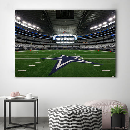 Att Stadium Dallas, Stadium Canvas, Sport Art, Gift for him, Man Cave Decor, Art Print, Canvas Print Wall Art