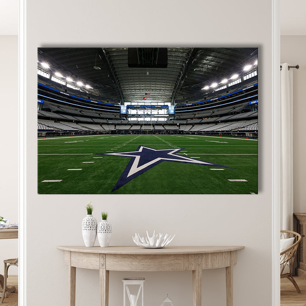 Att Stadium Dallas, Stadium Canvas, Sport Art, Gift for him, Man Cave Decor, Art Print, Canvas Print Wall Art