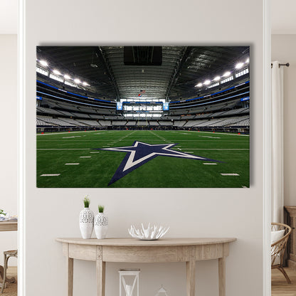 Att Stadium Dallas, Stadium Canvas, Sport Art, Gift for him, Man Cave Decor, Art Print, Canvas Print Wall Art