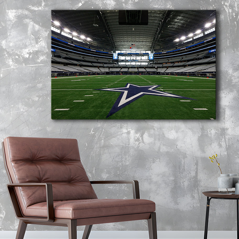 Att Stadium Dallas, Stadium Canvas, Sport Art, Gift for him, Man Cave Decor, Art Print, Canvas Print Wall Art