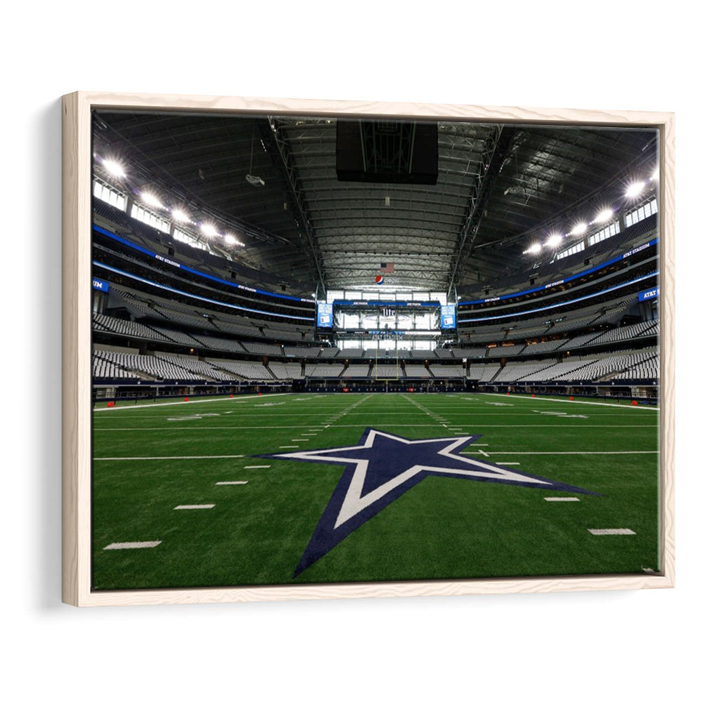 Att Stadium Dallas, Stadium Canvas, Sport Art, Framed Canvas Print Wall Art, Floating Frame