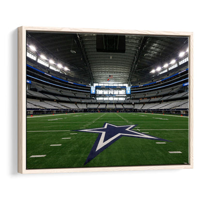Att Stadium Dallas, Stadium Canvas, Sport Art, Framed Canvas Print Wall Art, Floating Frame