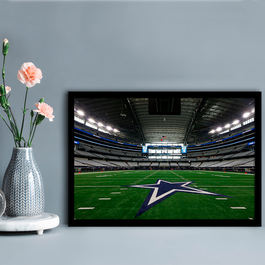 Att Stadium Dallas, Stadium Canvas, Sport Art, Gift for him, Framed Art Print Wall Decor, Picture Framed
