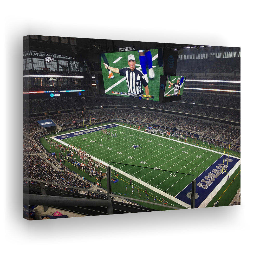 Att Stadium Football, Stadium Canvas, Sport Art, Gift for him, Man Cave Decor, Art Print, Canvas Print Wall Art