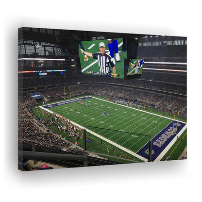 Att Stadium Football, Stadium Canvas, Sport Art, Gift for him, Man Cave Decor, Art Print, Canvas Print Wall Art