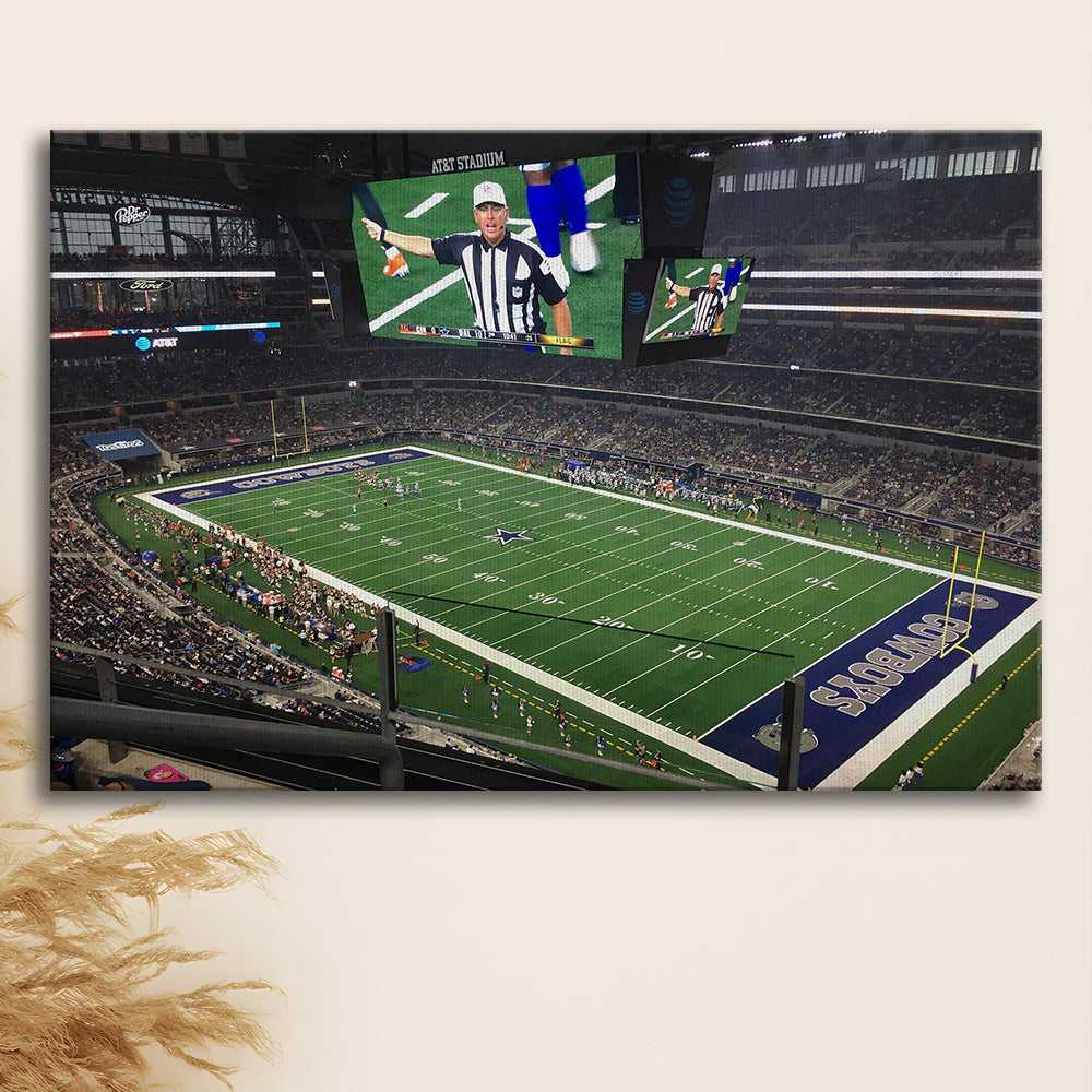 Att Stadium Football, Stadium Canvas, Sport Art, Gift for him, Man Cave Decor, Art Print, Canvas Print Wall Art