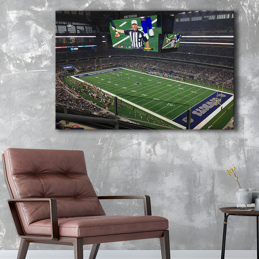 Att Stadium Football, Stadium Canvas, Sport Art, Gift for him, Man Cave Decor, Art Print, Canvas Print Wall Art