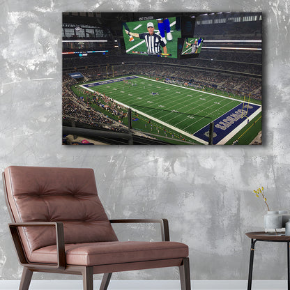 Att Stadium Football, Stadium Canvas, Sport Art, Gift for him, Man Cave Decor, Art Print, Canvas Print Wall Art