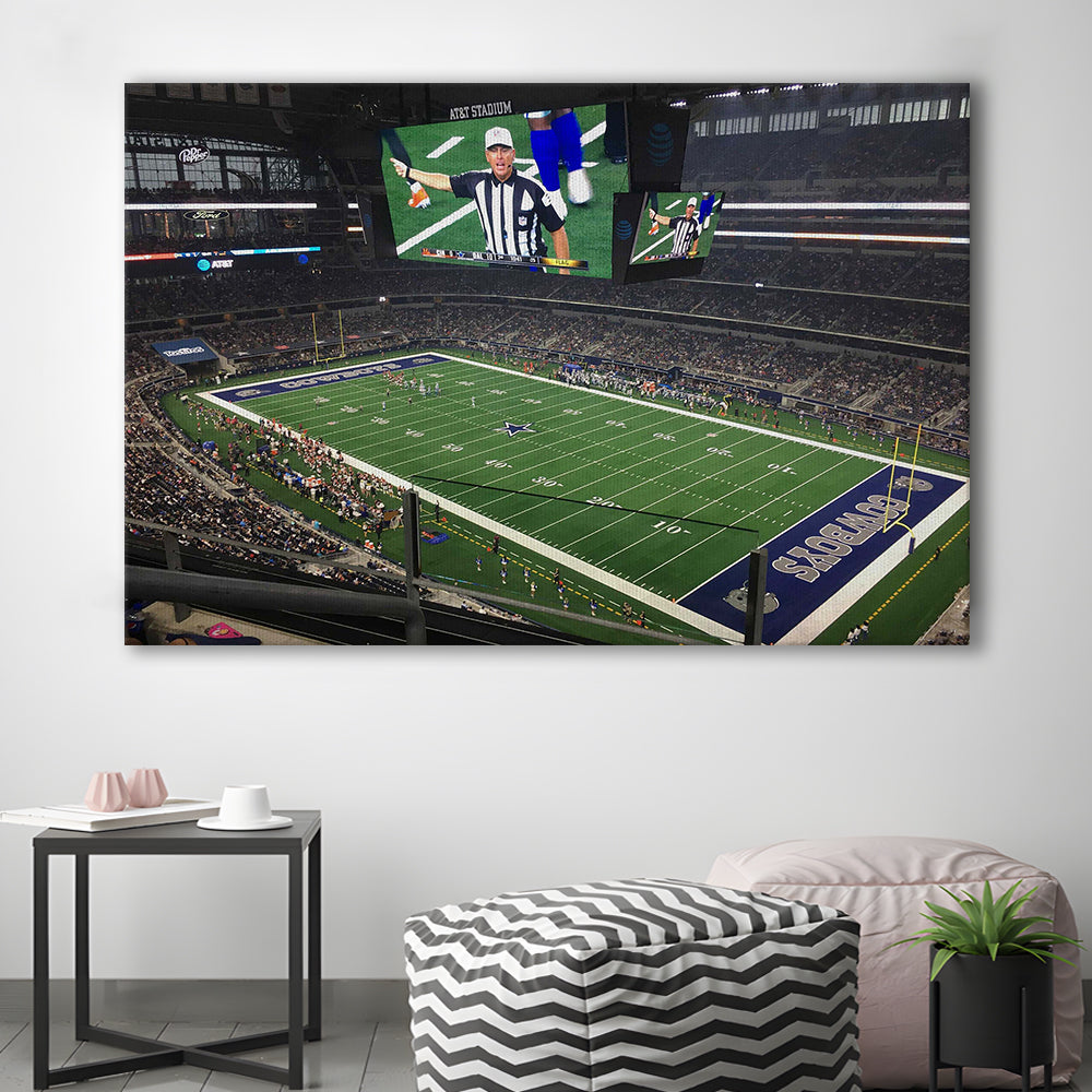 Att Stadium Football, Stadium Canvas, Sport Art, Gift for him, Man Cave Decor, Art Print, Canvas Print Wall Art
