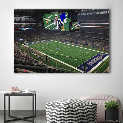 Att Stadium Football, Stadium Canvas, Sport Art, Gift for him, Man Cave Decor, Art Print, Canvas Print Wall Art