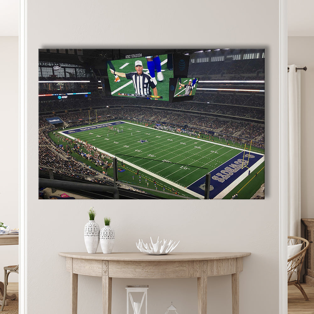 Att Stadium Football, Stadium Canvas, Sport Art, Gift for him, Man Cave Decor, Art Print, Canvas Print Wall Art