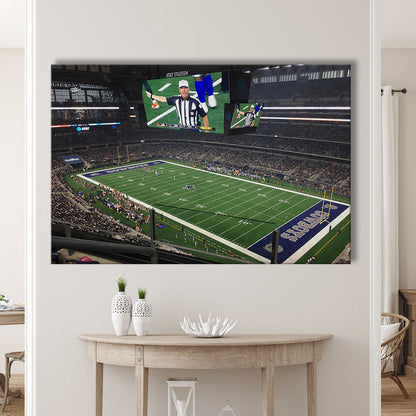 Att Stadium Football, Stadium Canvas, Sport Art, Gift for him, Man Cave Decor, Art Print, Canvas Print Wall Art