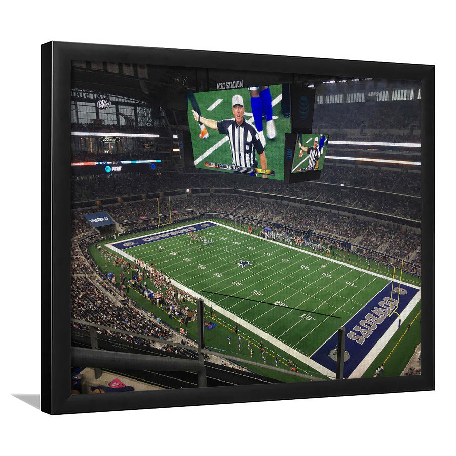 Att Stadium Football, Stadium Canvas, Sport Art, Gift for him, Framed Art Print Wall Decor, Picture Framed