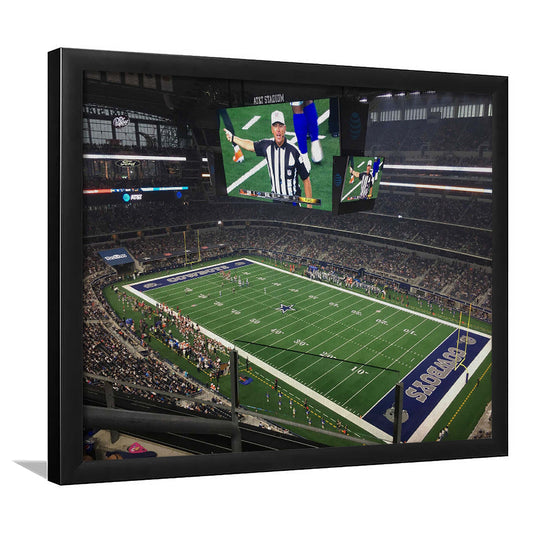 Att Stadium Football, Stadium Canvas, Sport Art, Gift for him, Framed Art Print Wall Decor, Picture Framed