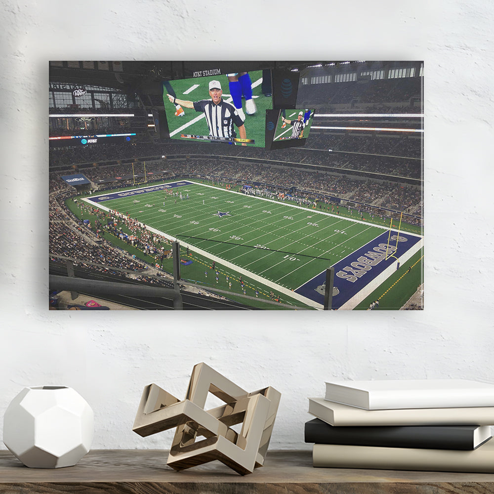 Att Stadium Football, Stadium Canvas, Sport Art, Gift for him, Man Cave Decor, Art Print, Canvas Print Wall Art