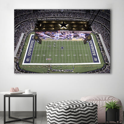 Att Stadium, Stadium Canvas, Sport Art, Fan Gifts, Man Cave Decor, Art Print, Canvas Print Wall Art