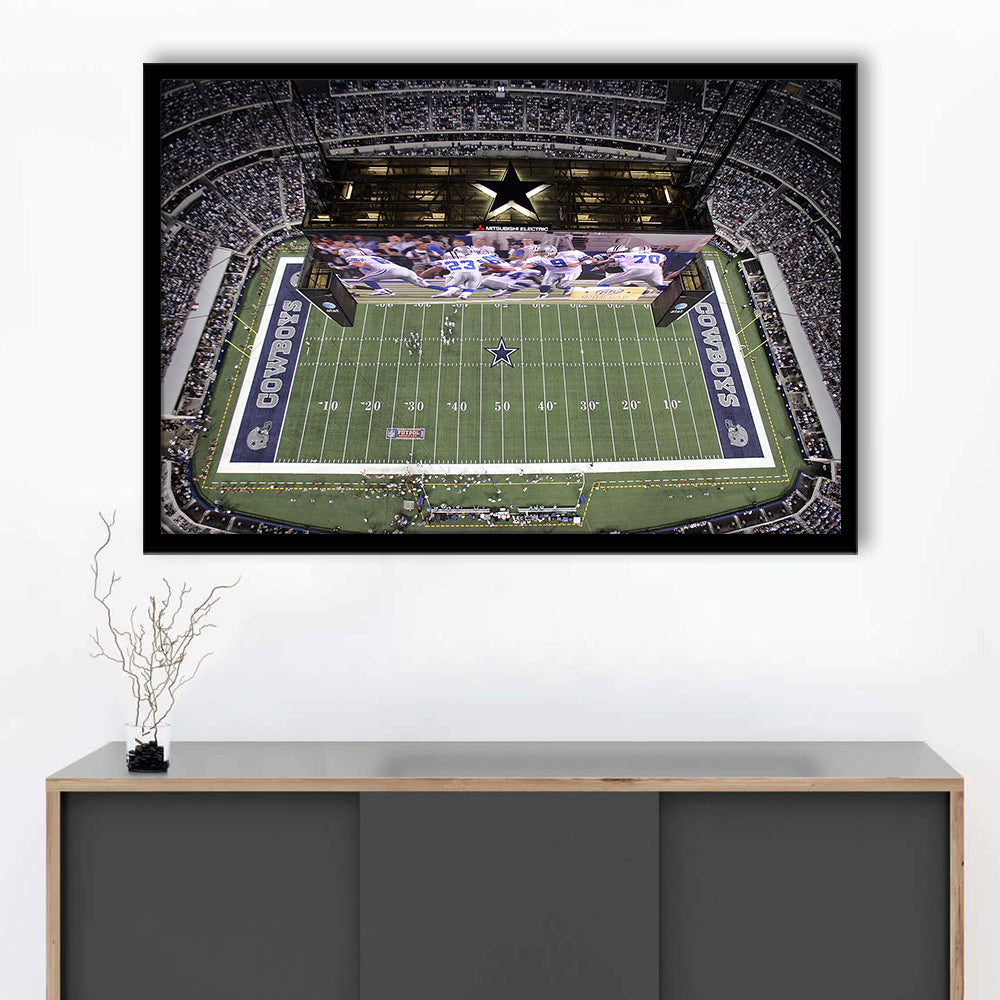 Att Stadium, Stadium Canvas, Sport Art, Fan Gifts, Framed Art Print Wall Decor, Picture Framed