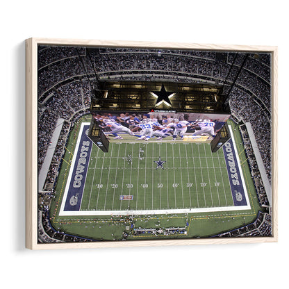 Att Stadium, Stadium Canvas, Sport Art, Fan Gifts, Framed Canvas Print Wall Art, Floating Frame