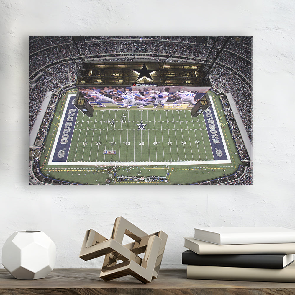 Att Stadium, Stadium Canvas, Sport Art, Fan Gifts, Man Cave Decor, Art Print, Canvas Print Wall Art