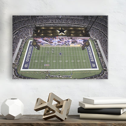 Att Stadium, Stadium Canvas, Sport Art, Fan Gifts, Man Cave Decor, Art Print, Canvas Print Wall Art